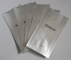Le borse d'imballaggio della piccola stagnola del cioccolato, argentano il sacchetto piano del di alluminio della guarnizione laterale tre