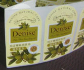 Carta di etichette adesiva stampata olio d'oliva dell'autoadesivo di Denise in rotolo