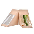 Contenitore di Libro Bianco per il contenitore di panino della carta di Packagoing/Atr del panino con la finestra