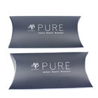 Scatola di carta di estensione lucida dei capelli neri che imballa con il logo stampato, servizio personalizzato fornito