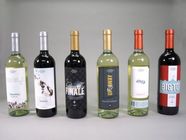 L'etichetta di Wime/la manica rosse stampate degli strizzacervelli bottiglia di vino identifica autoadesivo