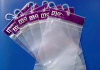 Sacchetti di plastica trasparenti impermeabili del PVC Pothook che imballano per i vestiti dei calzini