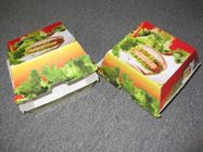 Contenitore variopinto di carta da stampa del cartone bianco che imballa per l'hamburger