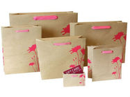 La maniglia piana riciclata Brown ha personalizzato il regalo dei sacchi di carta/borsa di compera della carta kraft