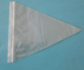 Sacchetti di plastica d'imballaggio della borsa BOPP del panino su ordinazione del triangolo con la chiusura lampo