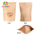 Stia sui sacchi di carta di Brown per Candy che imballa con la borsa della carta kraft/Della finestra per alimento