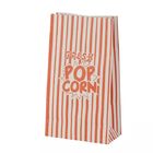 Sacchi di carta di re Paper Popcorn Bags Customized di carnevale un pacchetto da 1 oncia di rosso e di bianco