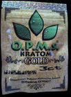 La borsa d'imballaggio della serratura dello zip di incenso di erbe di Kratom, 3ct OPMS incapsula la borsa di Kratom