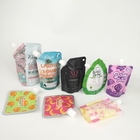 Supporto d'imballaggio del liquido gettato cosmetico dello sciampo del sacchetto su ordinazione del becco sui sacchetti