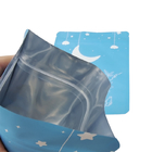 Logo personalizzato di plastica a tre lati sigillato piccolo sacchetto per il patch di sonno di alluminio di foglio Soft Touch Mylar Bag