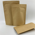 Dimensioni e disegni personalizzati Necessità di stampa colorata Carta Kraft Bags di imballaggio per snack alimentari