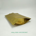 L'oro ha laminato i sacchetti di plastica di alluminio che imballano 25g/50g/100g per tè