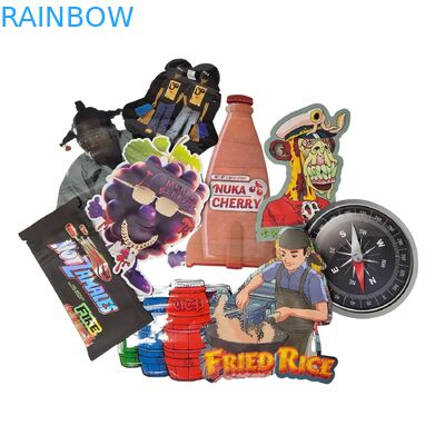 Sacchetti Mylar Comestibili da 3,5g con Chiusura a Zip, a Forma Speciale, per Caramelle, Erbe, Biscotti, Gommose, Confezionamento