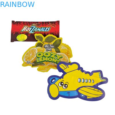 Sacchetti Mylar Comestibili da 3,5g con Chiusura a Zip, a Forma Speciale, per Caramelle, Erbe, Biscotti, Gommose, Confezionamento
