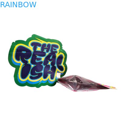 3.5g 7g 14g Ziplock Mylar Bag Aluminium a prova di bambini per biscotti