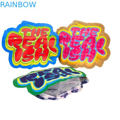 3.5g 7g 14g Ziplock Mylar Bag Aluminium a prova di bambini per biscotti