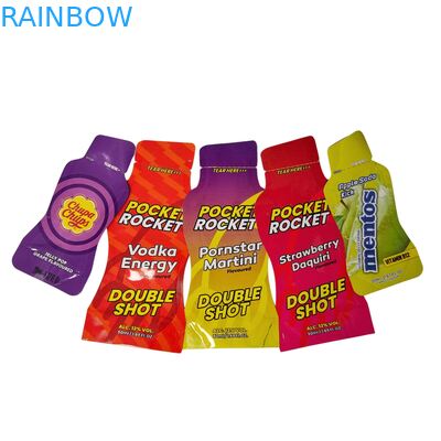 Busta in Mylar Olografica Stampata Personalizzata  Imballaggio Biodegradabile Richiudibile per Sacchetti di Snack Alimentari