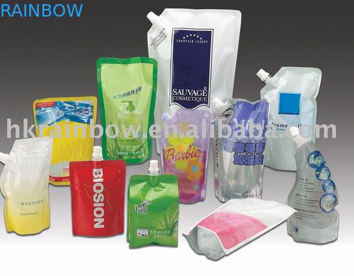 PE/PET parteggiano sacchetto del becco che imballa per il rinforzo inferiore, borsa liquida