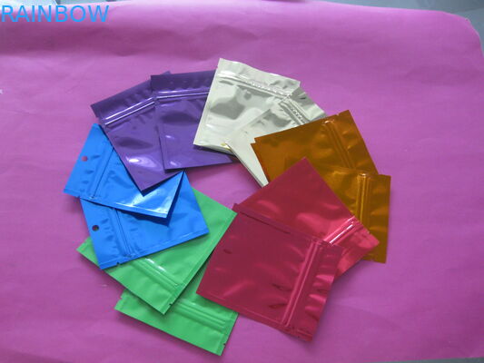 Borsa a chiusura lampo normale dello spuntino dell'alimento di Mylar che imballa con la tacca dello strappo