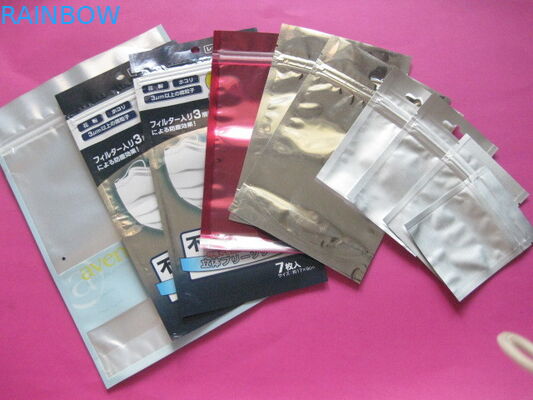 120 borsa dello spuntino sigillata lato del mic tre che imballa con la cima dello zip con la trappola di incisione stampata