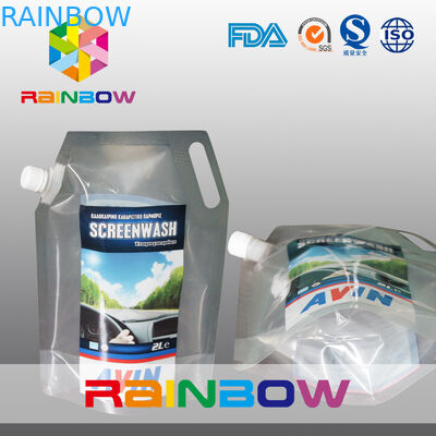 la prova dell'acqua 3L trasparente o la stampa sta sulla borsa liquida della bottiglia del sacchetto del becco