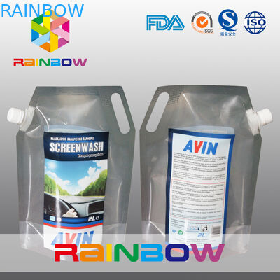 la prova dell'acqua 3L trasparente o la stampa sta sulla borsa liquida della bottiglia del sacchetto del becco