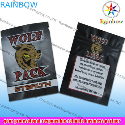 Non rottura di erbe dei sacchetti di plastica dello zip di incenso con rotocalcografia