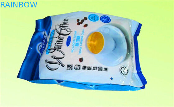 La stagnola laterale del rinforzo sta sui sacchetti 100 micron per l'imballaggio del caffè macchiato