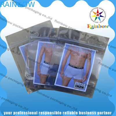 Borsa di alluminio trasparente statica della laminazione costante dell'ANIMALE DOMESTICO/ANIMALE DOMESTICO/PE anti con la chiusura lampo