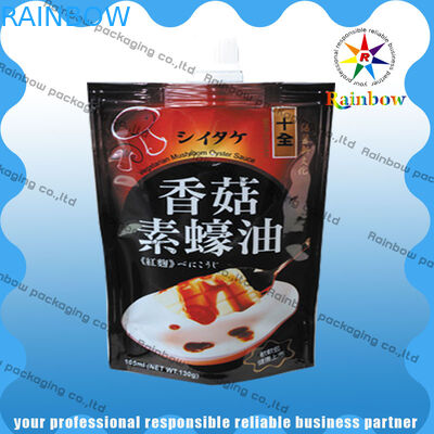 commestibile d'imballaggio Tre-sigillato della borsa dello spuntino di stampa colorata di plastica per lo spuntino/spezie