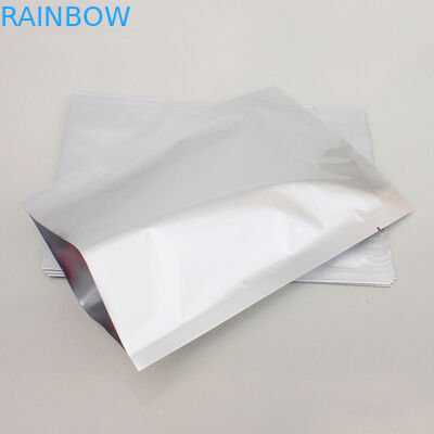 Sacchetto laterale che imballa, borsa d'imballaggio d'argento della stagnola della guarnizione tre del commestibile