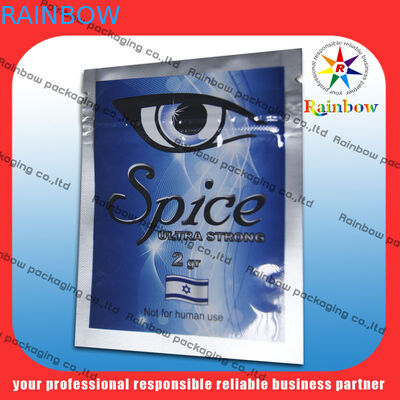 ANIMALE DOMESTICO/AL/PE della borsa del foglio di alluminio da 100 micron per il pacchetto di erbe di incenso