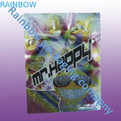 Incenso di erbe a chiusura lampo che imballa, sacchetti di plastica variopinti su misura dello zip di stampa
