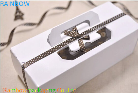 Maniglia d'imballaggio Matt del contenitore di cioccolato puro della finestra/laminazione riciclabili di lucentezza