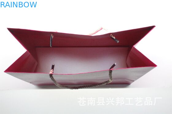 Carta kraft Su misura colore operato dei sacchi di carta con stampa di logo