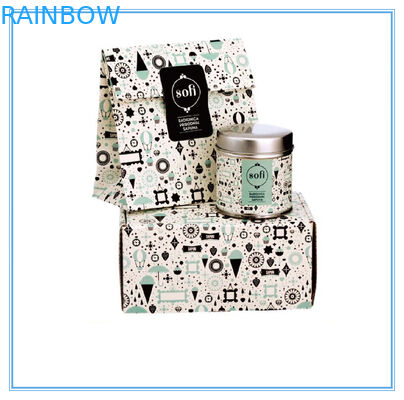 Adatti la scatola di carta pieghevole che imballa per il sapone/gioielli con il coperchio