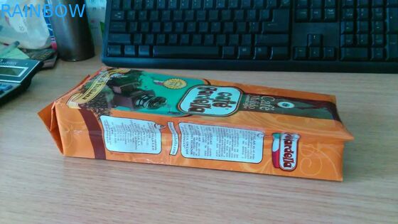 Sacchetti di plastica stampati abitudine che imballano, imballaggio del chicco di caffè della chiusura lampo