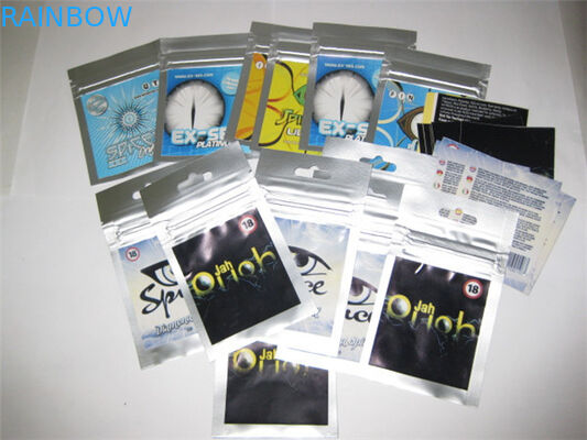 L'incenso di erbe a chiusura lampo superiore su misura insacca la chiusura lampo per i potpourri della spezia