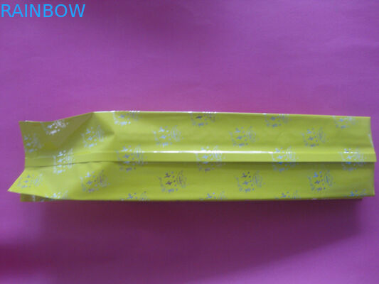 Saldatura a caldo d'imballaggio laterale del di alluminio del chicco di caffè di giallo del rinforzo