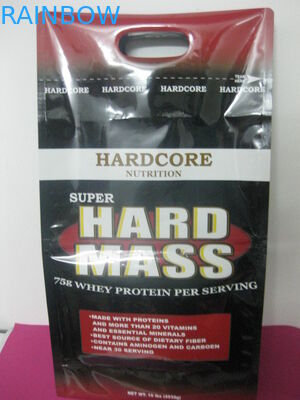 Sacchetti di plastica stampati che imballano, imballaggio del rinforzo laterale del chicco di caffè del foro di perforazione