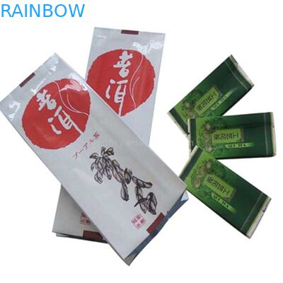 Il rinforzo lucido bianco del lato di rivestimento insacca la stampa variopinta per la bustina di tè