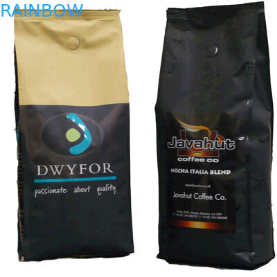 Il di alluminio opaco del fondo del quadrato di rivestimento insacca con la valvola/chiusura lampo