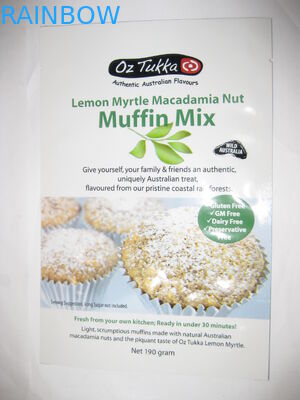 Borsa lucida dello spuntino di stampa che imballa finestra trasparente laminata