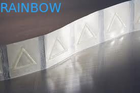 La chiara manica riciclabile degli strizzacervelli del triangolo identifica l'avvertimento tattile per Blindman/autoadesivi