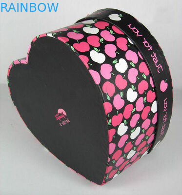 L'imballaggio variopinto della scatola di carta di forma del cuore si applica al regalo di San Valentino