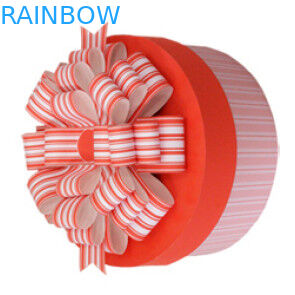 Cilindro di carta - rosa d'imballaggio a forma di del contenitore di regalo per la torta di compleanno