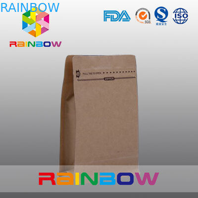 Sacchi di carta naturali su misura di Brown per l'imballaggio di bue essiccato