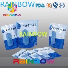 Stia su finestra dei sacchetti del foglio di alluminio di Vertival la chiara per le capsule