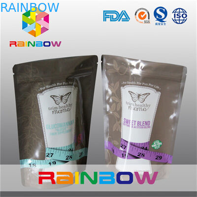 Ragionevole stia sui sacchetti della stagnola con la chiusura lampo per imballaggio per alimenti/dello zucchero