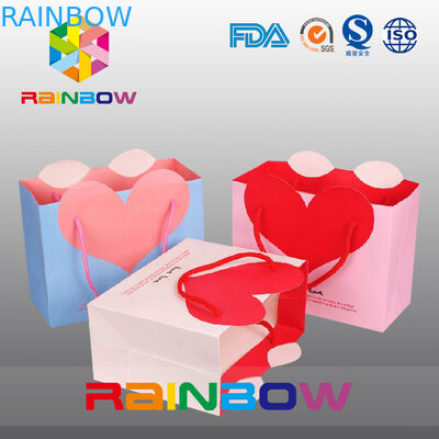 Sacchi di carta di modo/borsa su misura stampa variopinta della carta kraft dello spuntino per il regalo